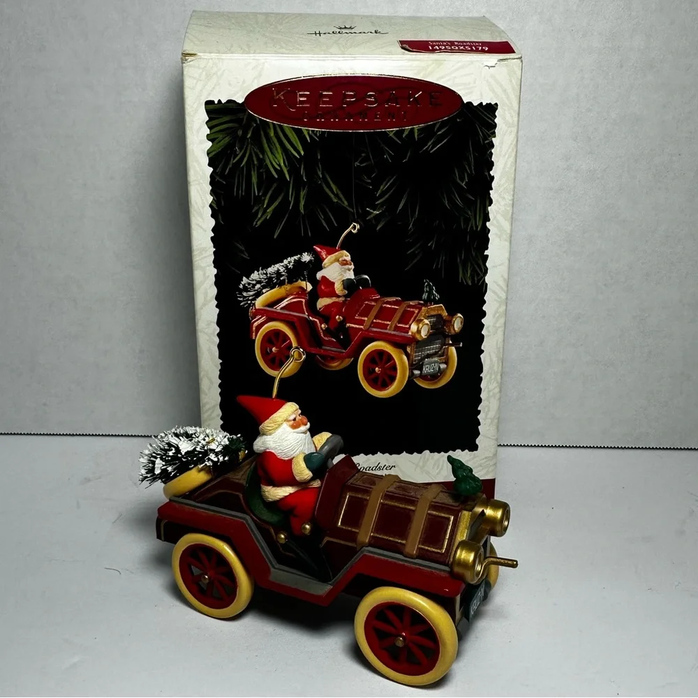 Hallmark Keepsake Santa’s Roadster Collector’s Series Ornament 1995